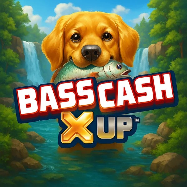 Bass Cash X UP by Alchemy Gaming, showcased at lotto-casino.com – game logo