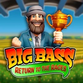 Big Bass Return to the Races slot visual from Pragmatic Play available on lotto-casino.com