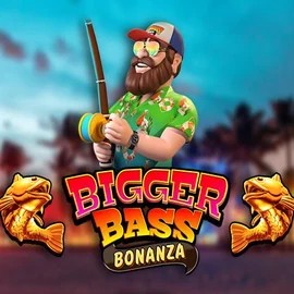 Bigger Bass Bonanza logo by Pragmatic Play Lotto Casino